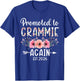Promoted to Grammie Again Est 2026 Flower T-Shirt - T-Shirt | Royal