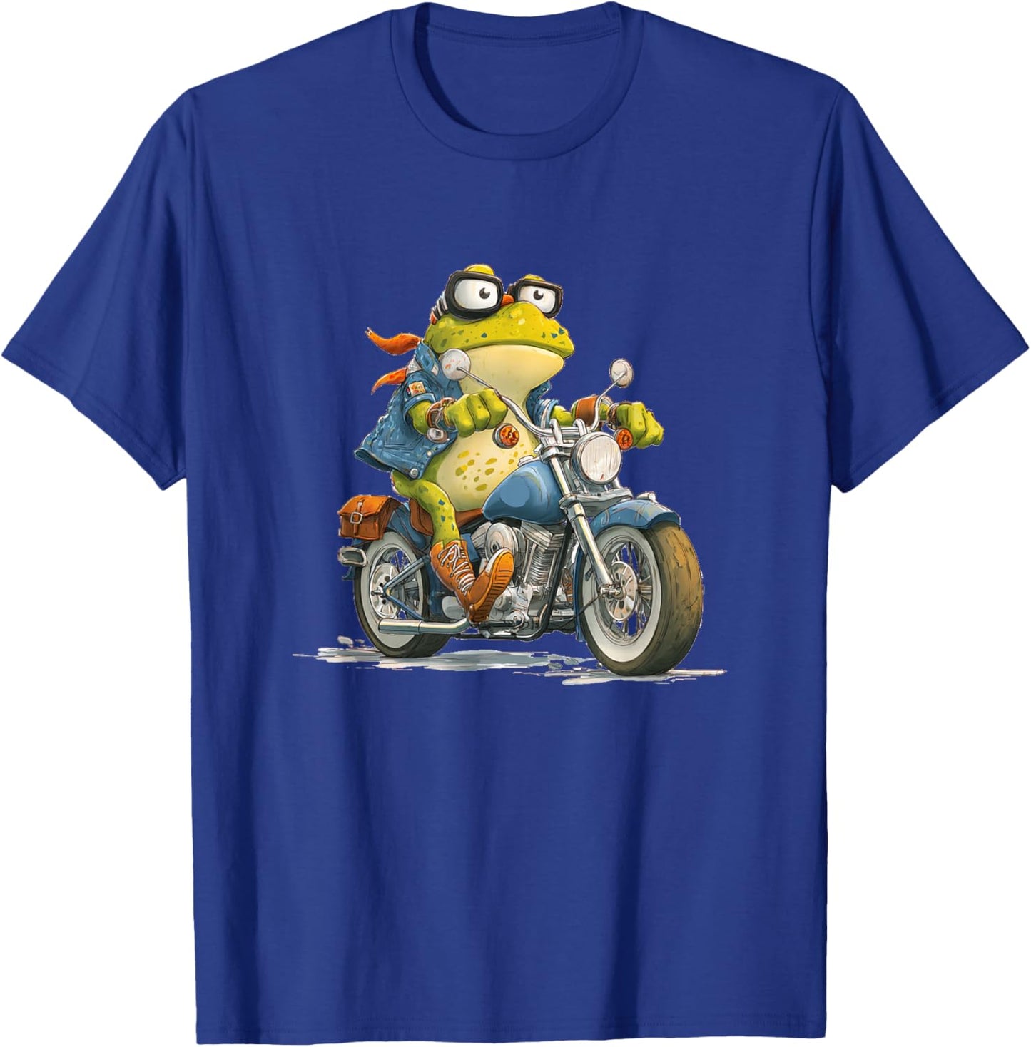 Awesome Motorcycle Toad Costume for Frogs and Bikes T-Shirt - T-Shirt | Royal