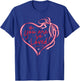 Coquette Bow You're So Loved John 3:16 Valentine Bible Verse T-Shirt - T-Shirt | Royal