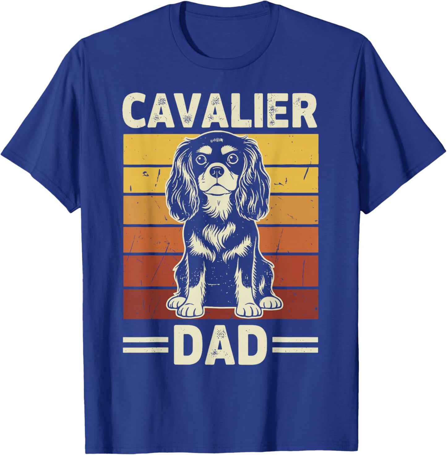 Cavalier King Charles Spaniel Dad T-Shirt - T-Shirt | Royal