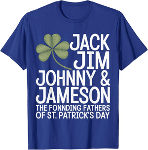St Patricks Day Men The Founding Fathers of St Patricks Day T-Shirt - T-Shirt | Royal
