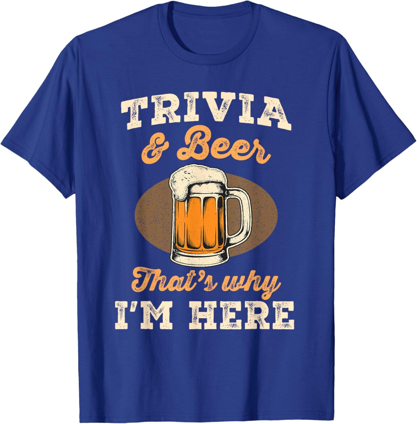 Funny Trivia Game Night T-Shirt - T-Shirt | Royal