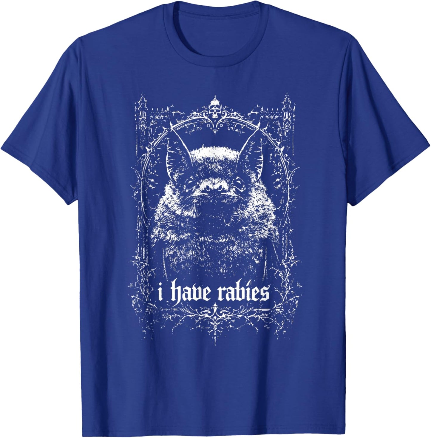 I Have Rabies Bat Grunge Y2k Vintage 90s T-Shirt - T-Shirt | Royal