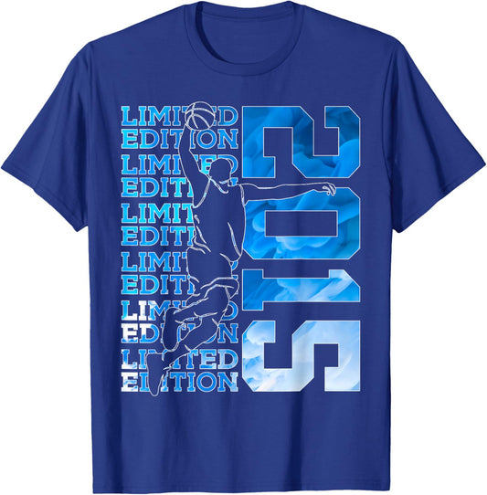 Limited Edition 2015 Basketball 11TH Birthday T-Shirt - T-Shirt | Royal