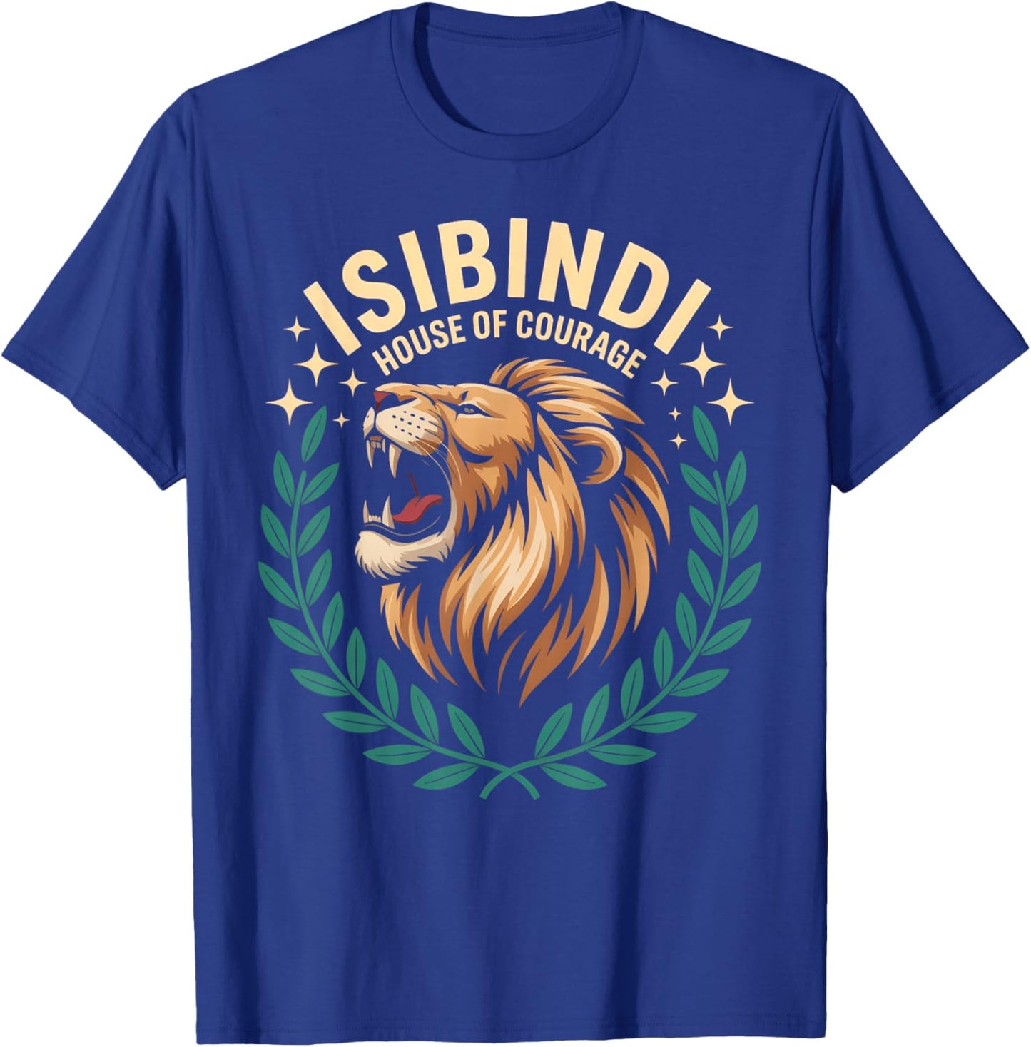 Isibindi House of Courage Shirt Isbindi House School Lion T-Shirt - T-Shirt | Royal