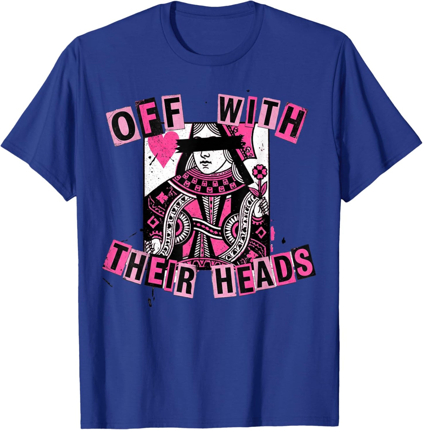 Alice in Wonderland Queen Hearts Lewis Carroll Illustration T-Shirt - T-Shirt | Royal