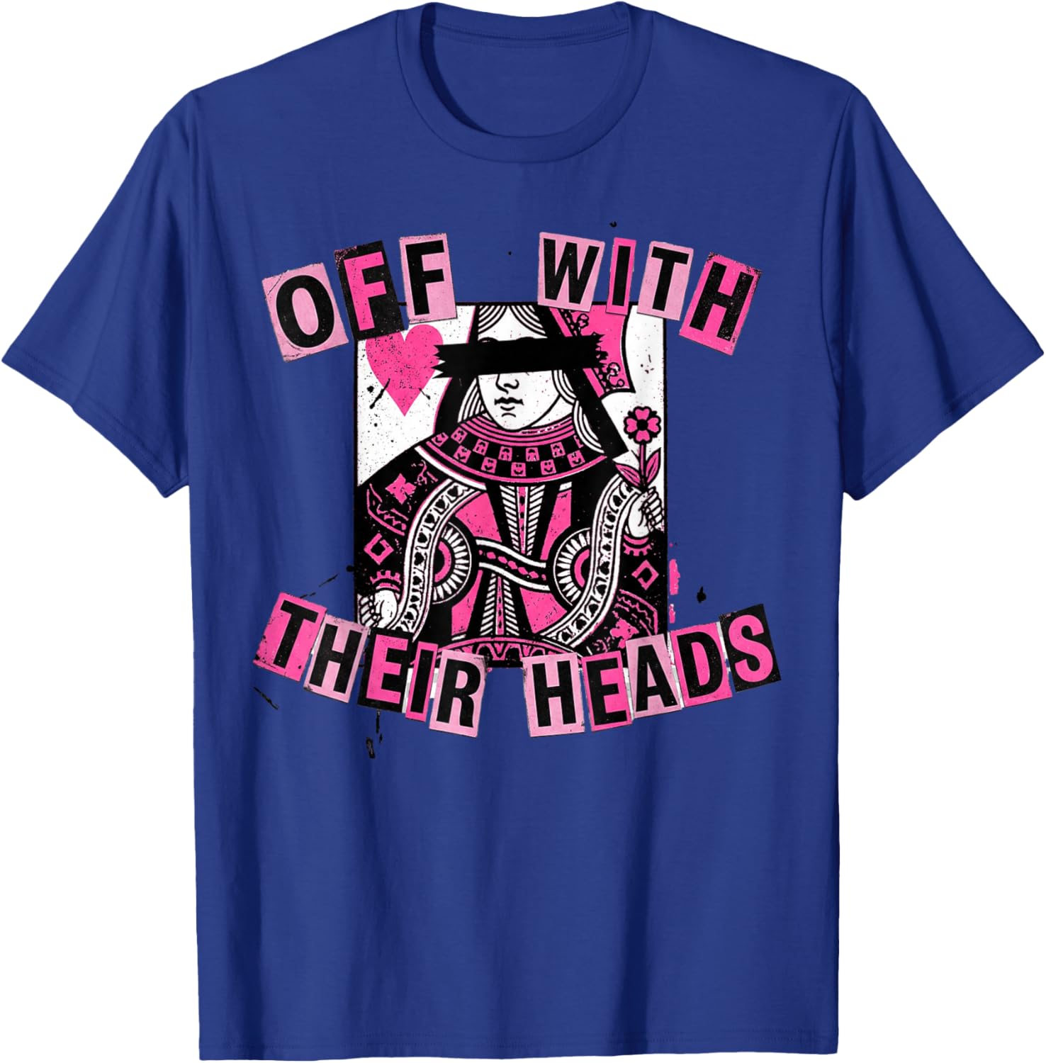 Alice in Wonderland Queen Hearts Lewis Carroll Illustration T-Shirt - T-Shirt | Royal