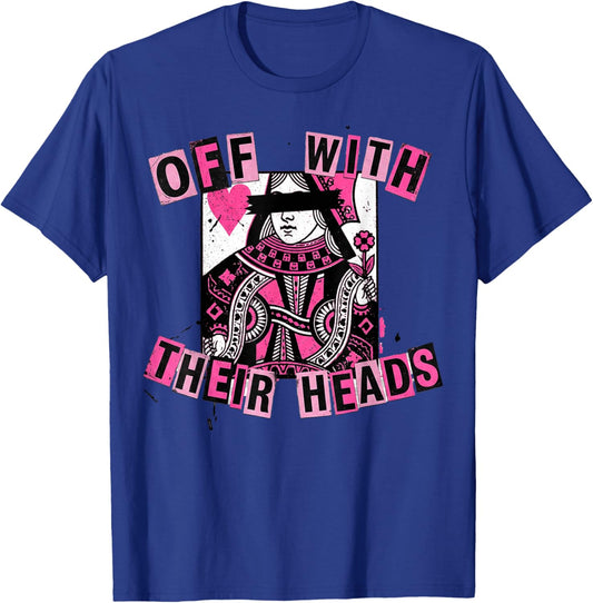 Alice in Wonderland Queen Hearts Lewis Carroll Illustration T-Shirt - T-Shirt | Royal