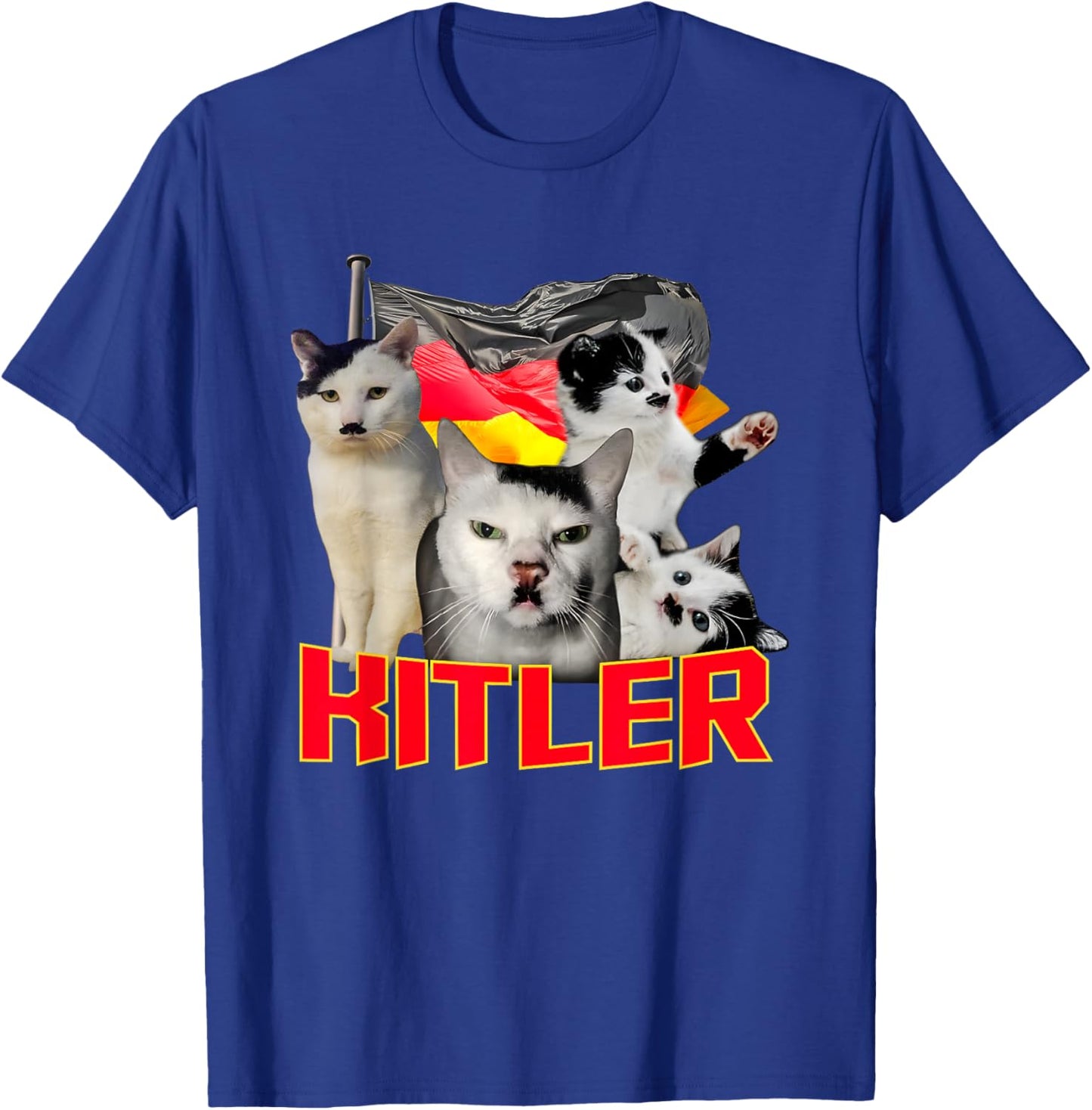 Kitler Cat Meme Funny Women T-Shirt - T-Shirt | Royal