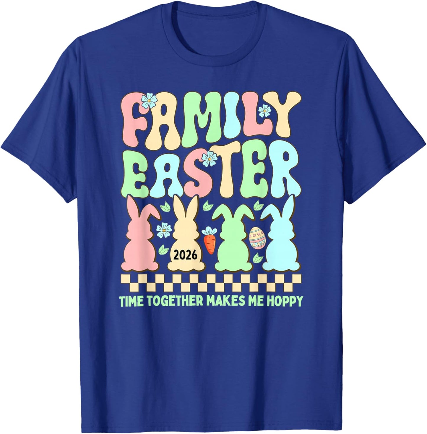 Family Easter 2026 Easter Crew Matching Group T-Shirt - T-Shirt | Royal