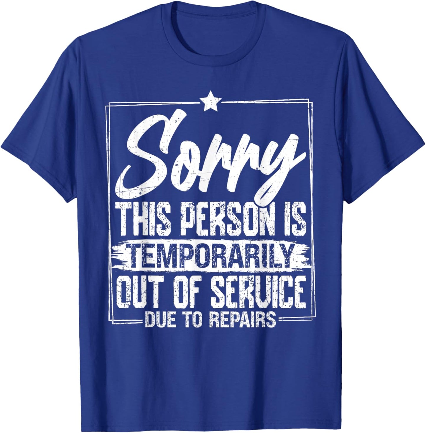Funny Hip Knee Shoulder Joint Replacement Surgery Bionic T-Shirt - T-Shirt | Royal