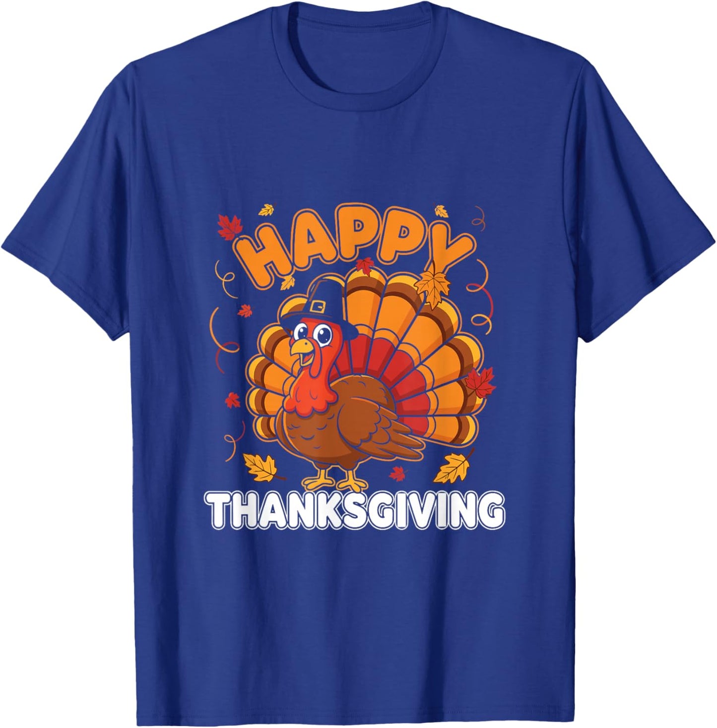 Thanksgiving Shirts Turkey Shirts Kids T-Shirt - T-Shirt | Royal