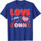 Love Being Called Nonna Valentine Mothers Day Family T-Shirt - T-Shirt | Royal