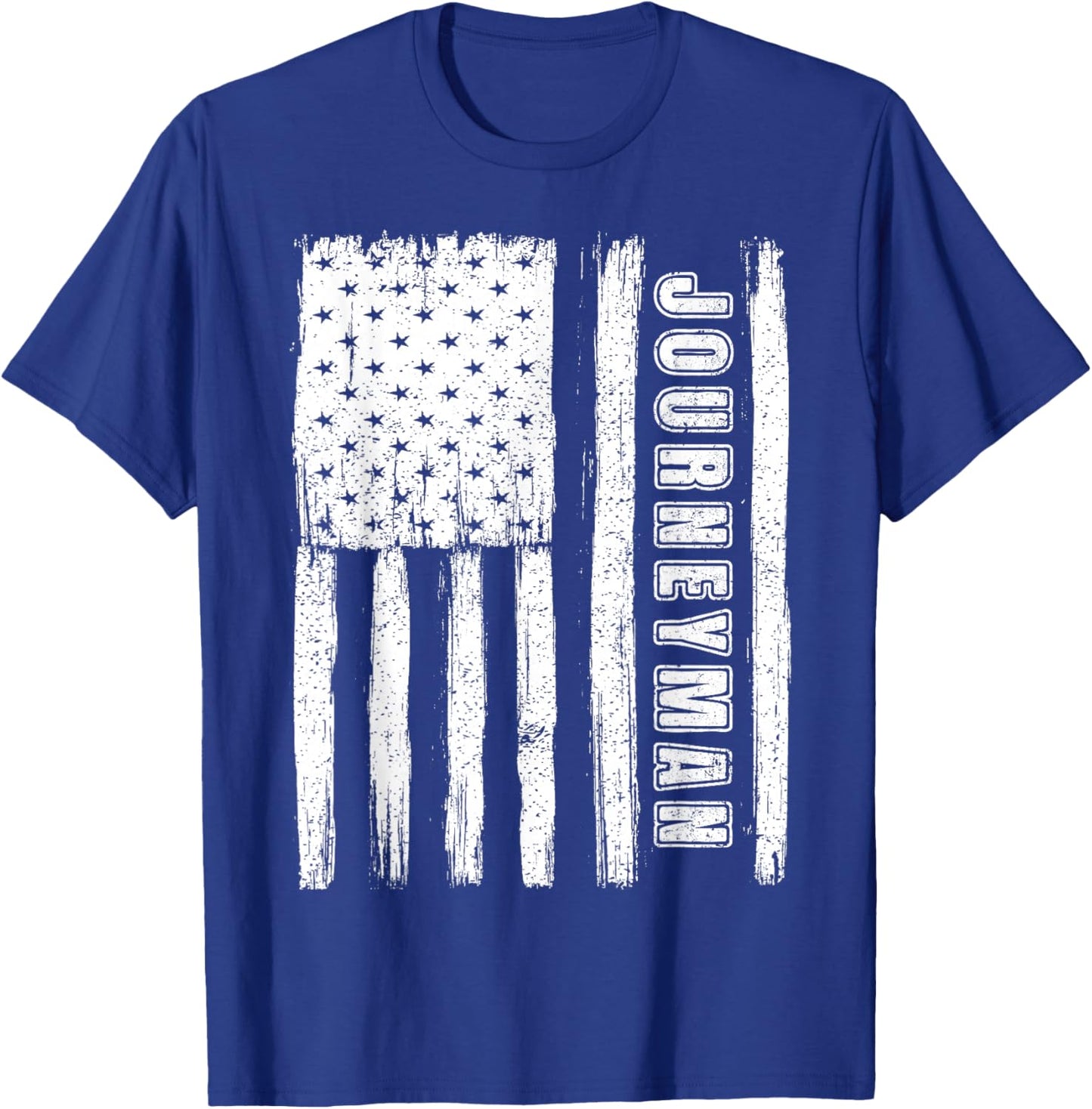 Fourth of July Shirts American Flag Journeyman T-Shirt - T-Shirt | Royal