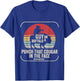 Retro Guy On A Buffalo Possum Possee T-Shirt - T-Shirt | Royal