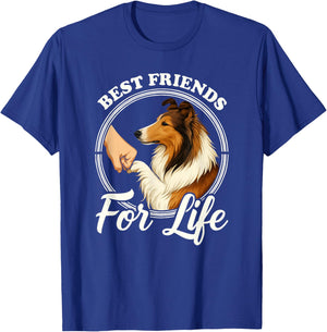 Rough Collie Dog Lover Design Beautiful Collie T-Shirt - T-Shirt | Royal
