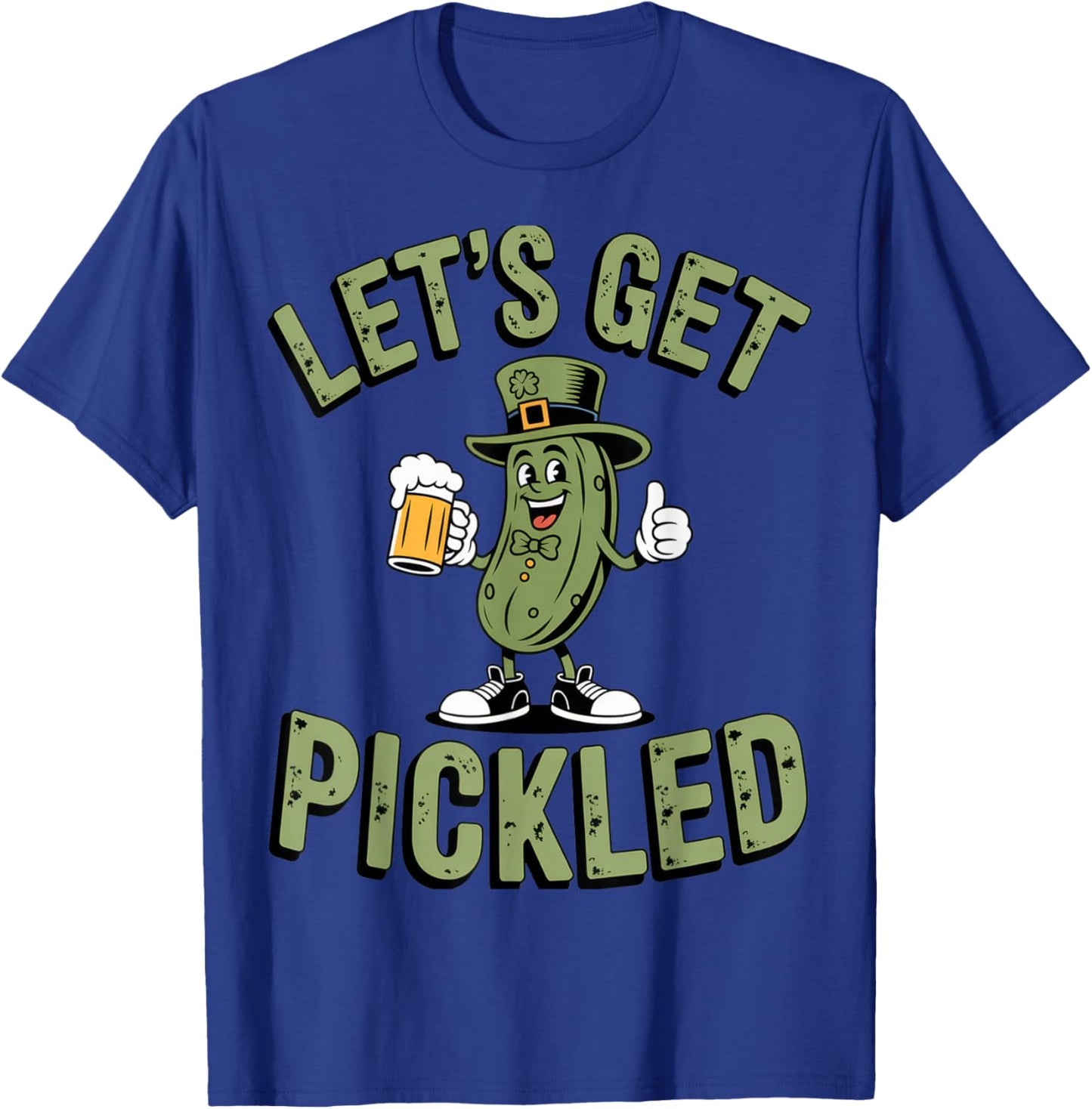 Let's Get Pickled St. Patrick's Day Beer Lovers Party Fun T-Shirt - T-Shirt | Royal