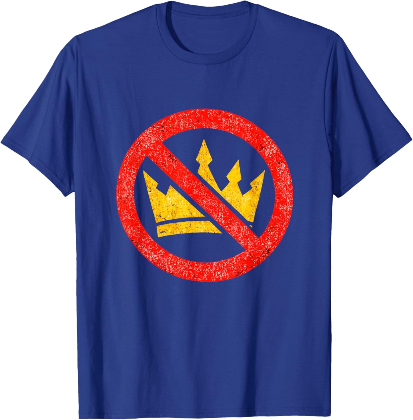 Vintage No Kings in America Protest Democraty March 28 2026 T-Shirt - T-Shirt | Royal