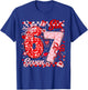 Funny Meme Six Seven Valentine Day 6 7 Heart Men Women Kids T-Shirt - T-Shirt | Royal