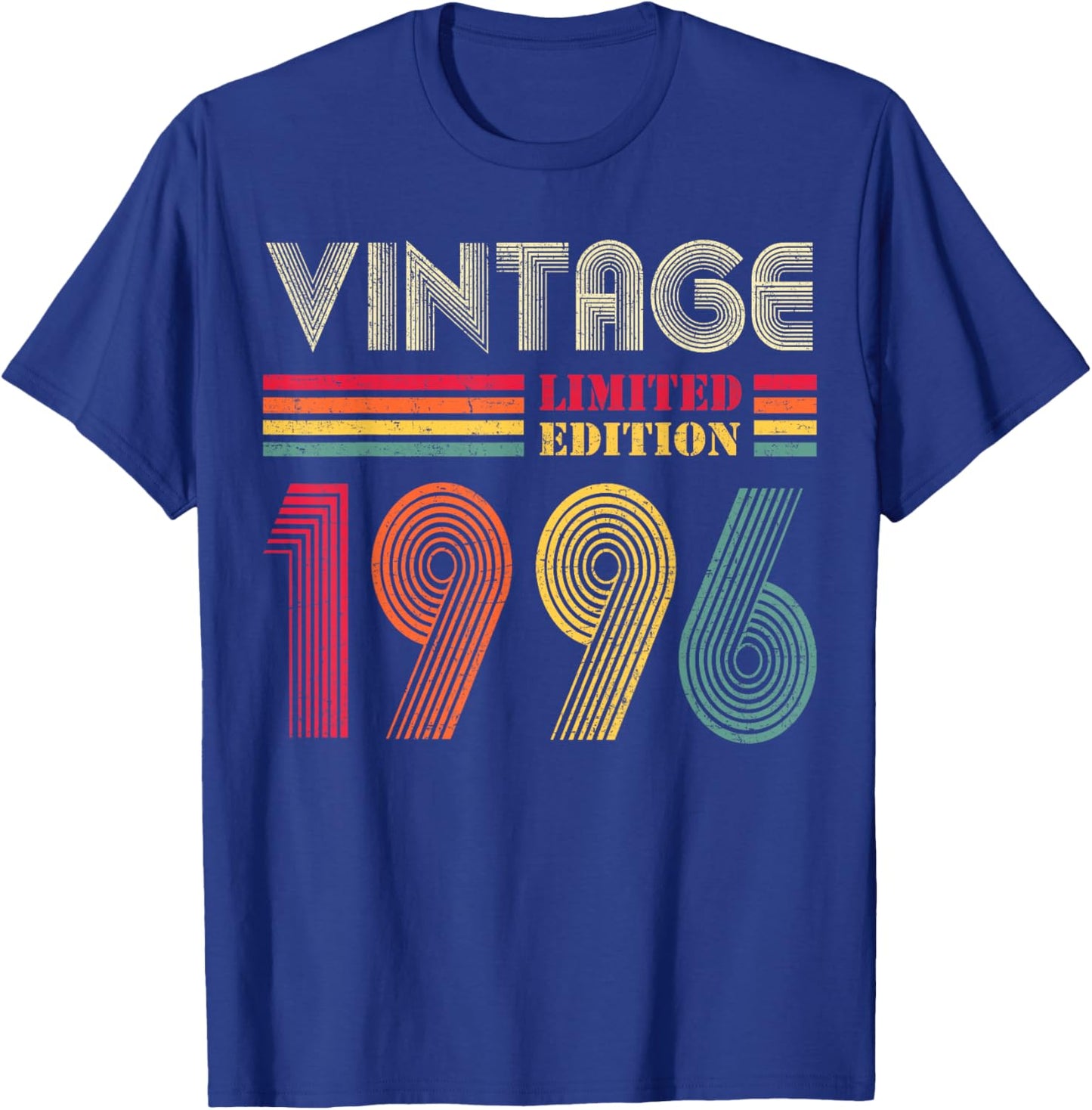 Vintage 1996 30th Birthday Gift Men Women 30 Years Old T-Shirt - T-Shirt | Royal