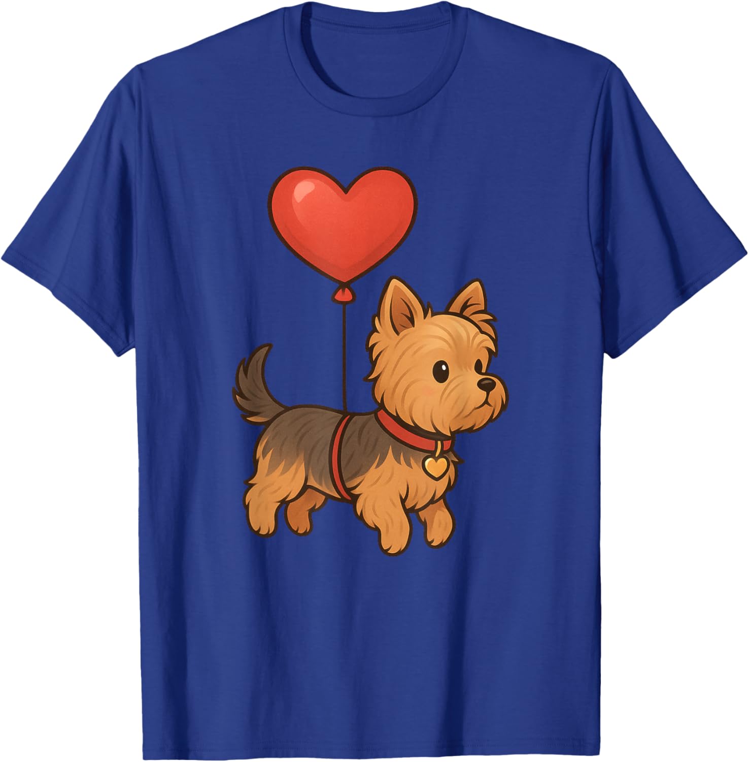 Yorkshire Terrier Valentine's Day Yorkie Men Women Kids T-Shirt - T-Shirt | Royal
