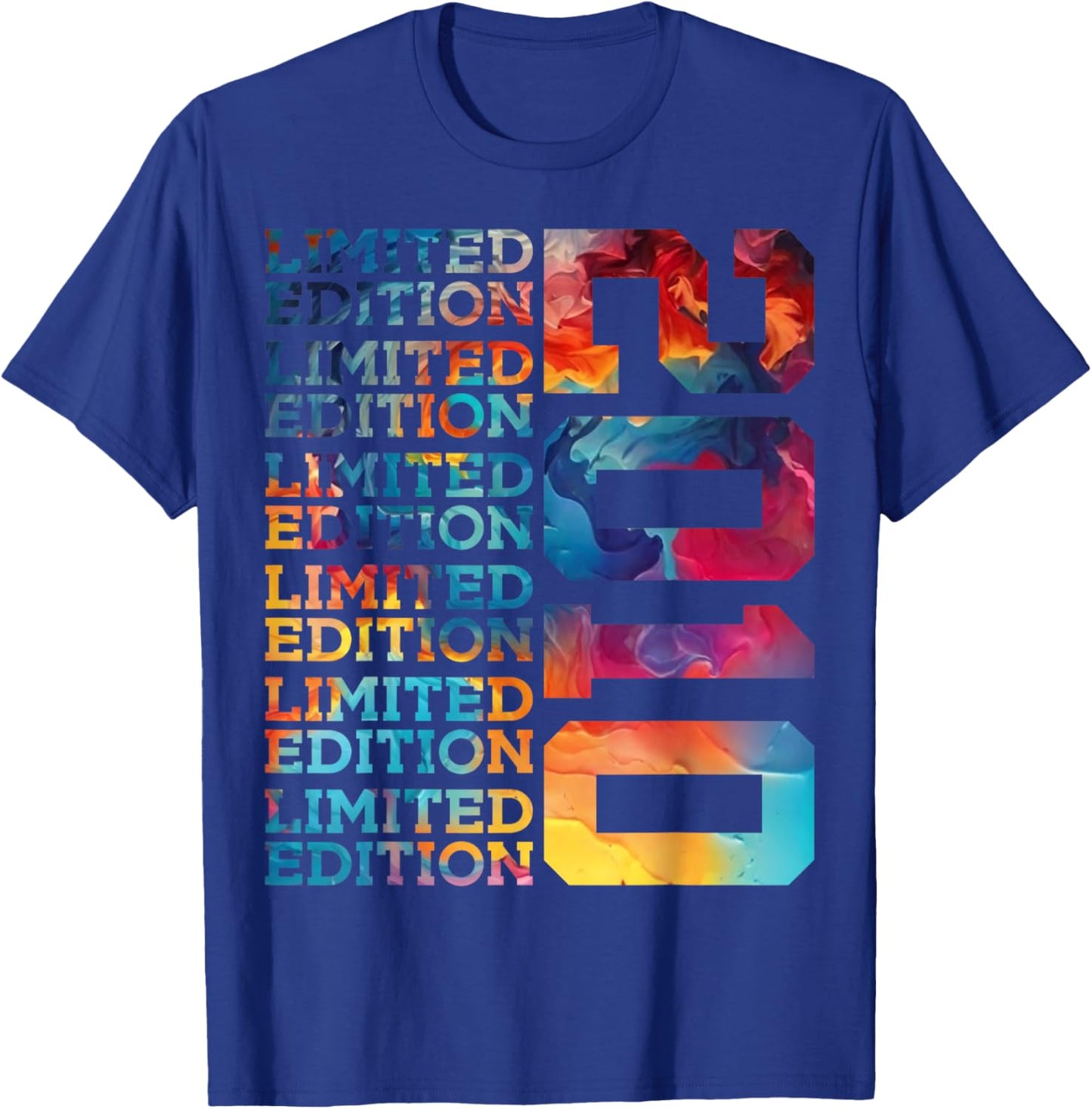 16 Years Limited Edition 2010 16TH Birthday T-Shirt - T-Shirt | Royal
