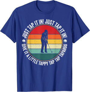 Retro Just Tap It in Give It A Little Tappy Tap Tap Taparoo T-Shirt - T-Shirt | Royal