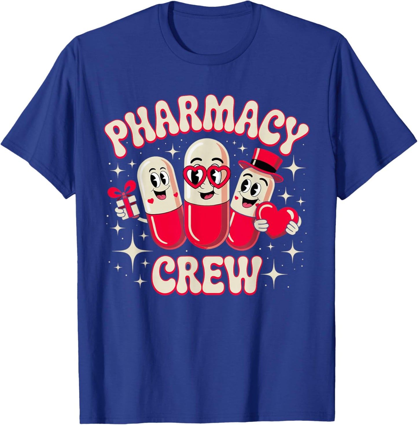 Pharmacy Crew Valentine for Pharmacist Technician T-Shirt - T-Shirt | Royal
