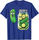 Shocked Pickle Jar Funny Meme Food Humor Men Women Kids T-Shirt - T-Shirt | Royal