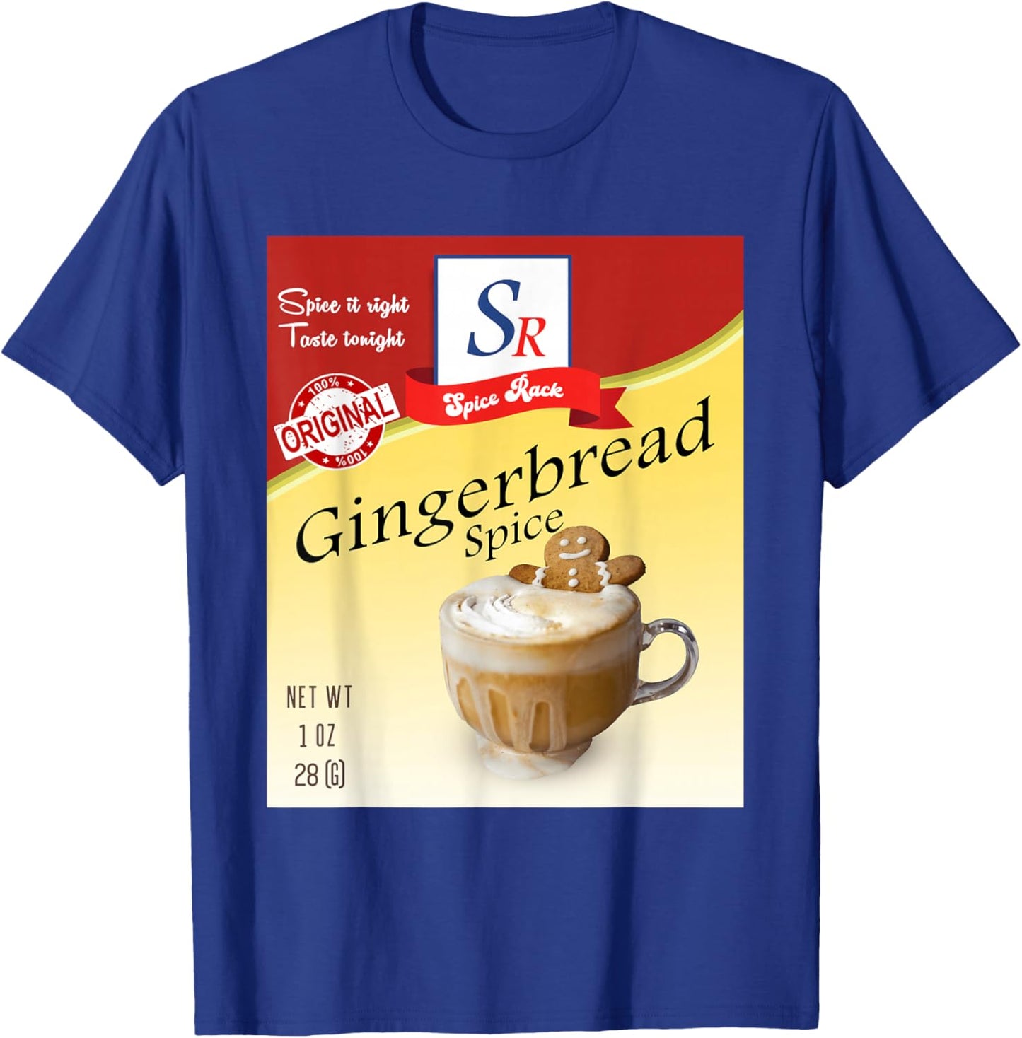 Gingerbread Spice Condiment Holiday Spice Group Costumes T-Shirt - T-Shirt | Royal