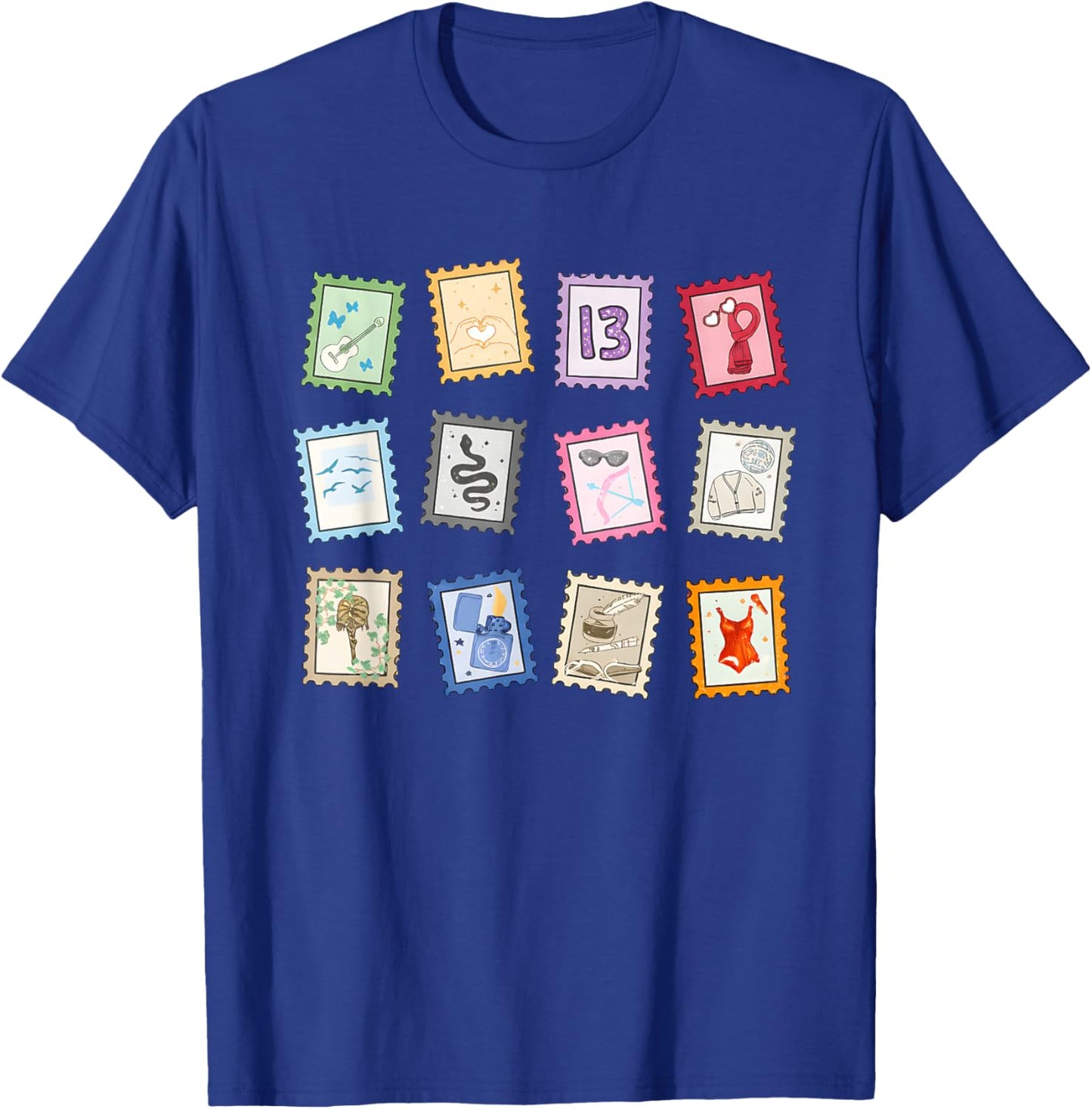 Taylor Groovy Name Stamps 80's Vintage Birthday Girls Teens T-Shirt - T-Shirt | Royal