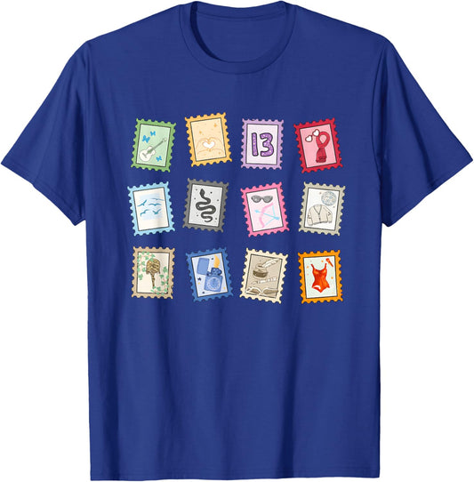 Taylor Groovy Name Stamps 80's Vintage Birthday Girls Teens T-Shirt - T-Shirt | Royal