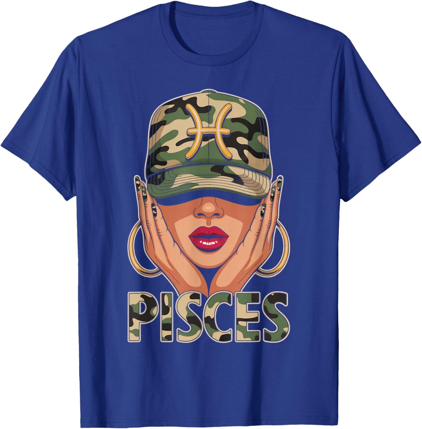 Pisces Girl Constellation Zodiac Sign Birthday Pisces T-Shirt - T-Shirt | Royal