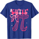 Pink Coquette Bow Cutie Pi Day Math March 14 Teacher Girl T-Shirt - T-Shirt | Royal