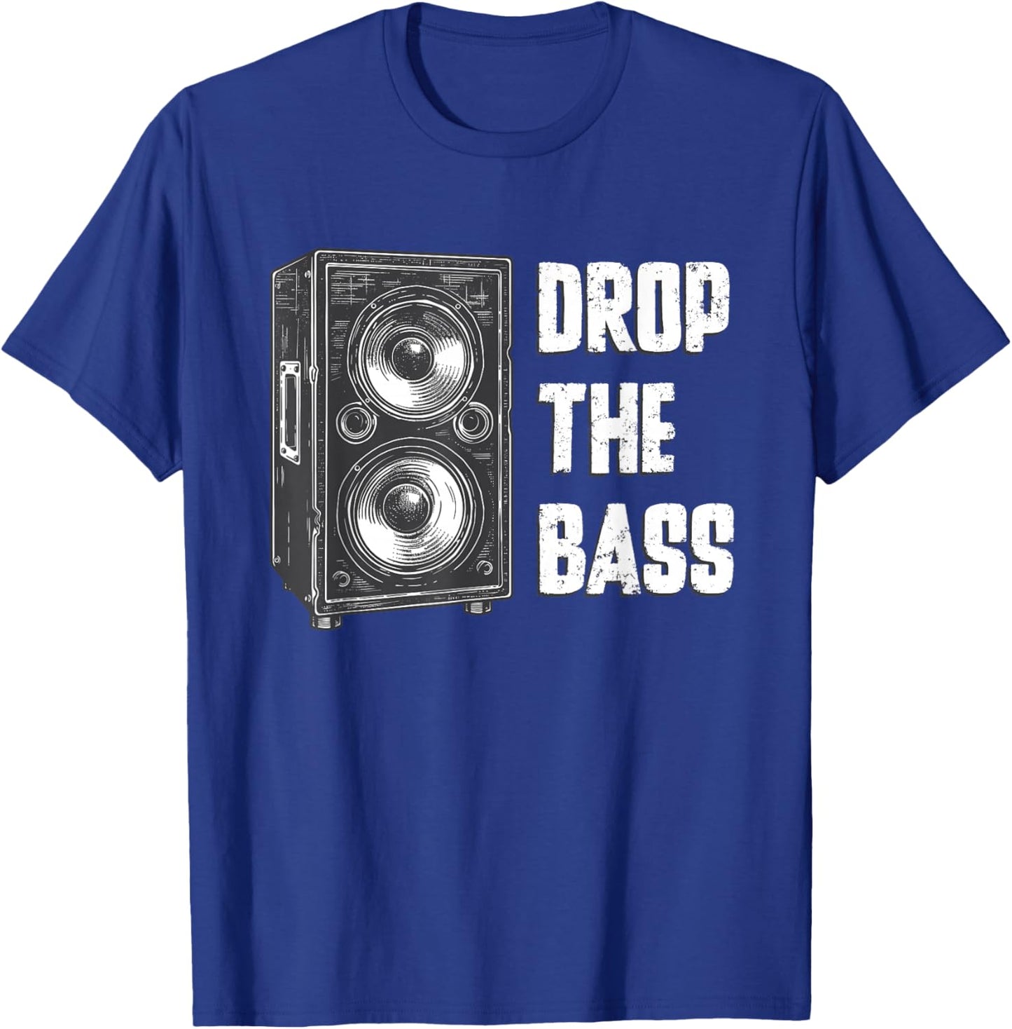 Bass-Drop Subwoofer Speaker Retro/Vintage Aesthetic T-Shirt - T-Shirt | Royal