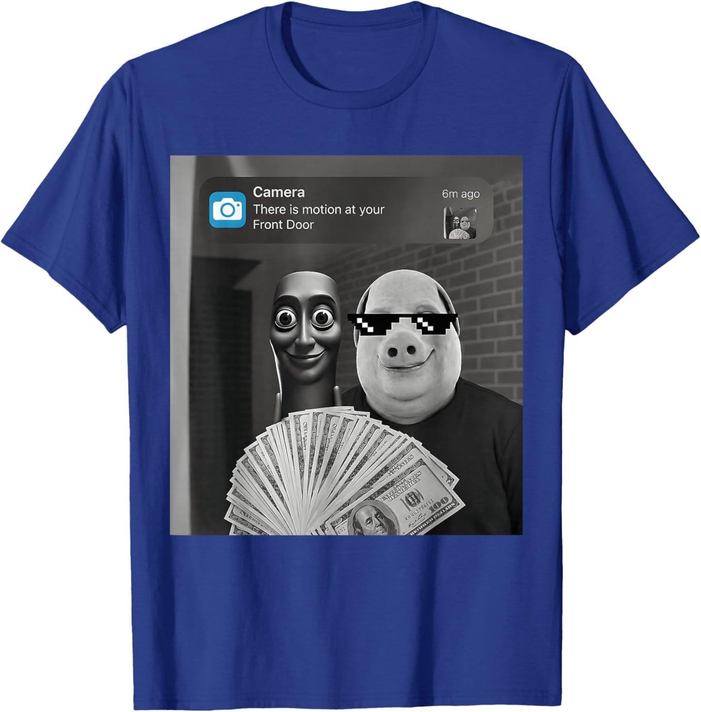 Tung Tung Tung Sahur John Pork Meme Brainrot Gifts for Kids T-Shirt - T-Shirt | Royal