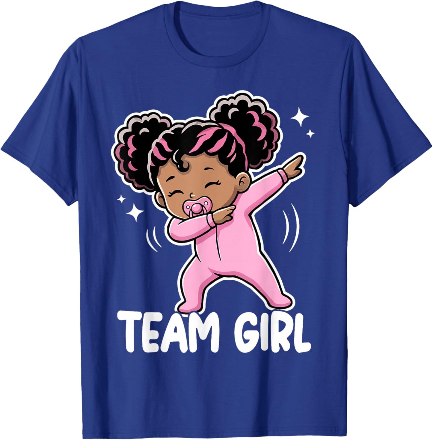 Team Girl Baby Announcement Cute Gender Reveal Party T-Shirt - T-Shirt | Royal