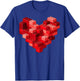 Valentines Day Heart Building Blocks Bricks Boys Kid Toddler T-Shirt - T-Shirt | Royal