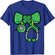 St Patricks Day Nurse Stethoscope Saint Pattys Scrub Women T-Shirt - T-Shirt | Royal