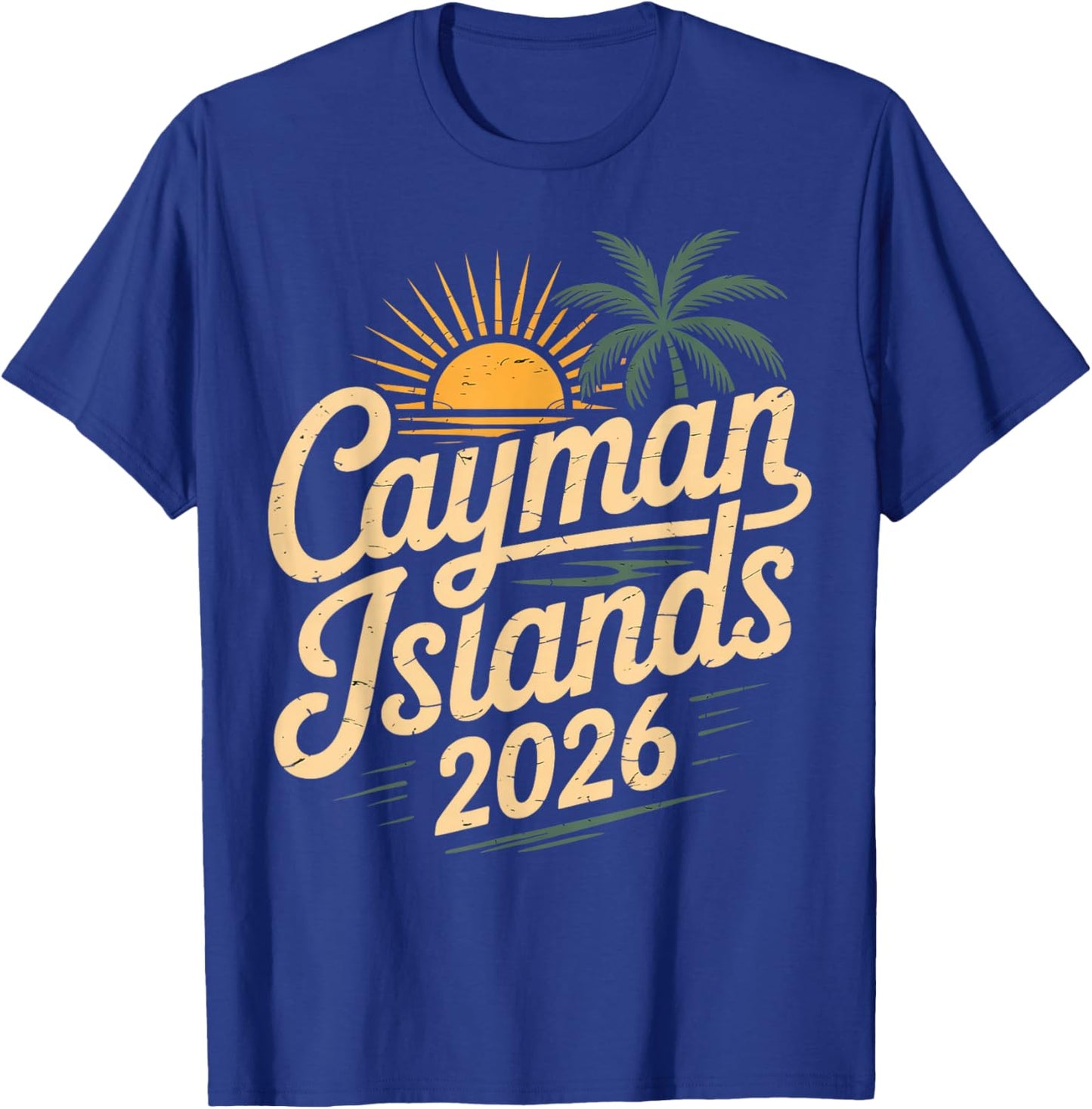 Cayman Islands 2026 Family Trip Friends Vacation Matching T-Shirt - T-Shirt | Royal
