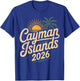 Cayman Islands 2026 Family Trip Friends Vacation Matching T-Shirt - T-Shirt | Royal
