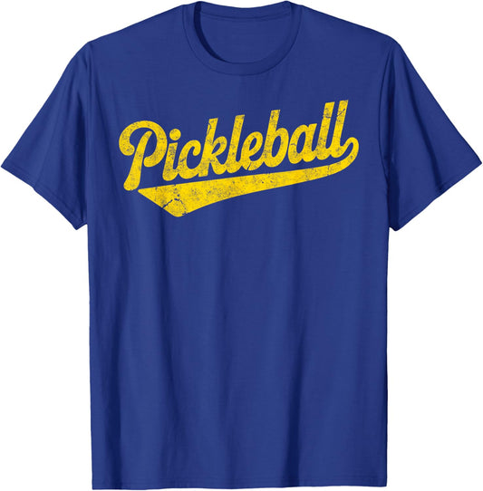 Vintage Pickleball Joke Dink Squad Pickleball Court T-Shirt - T-Shirt | Royal