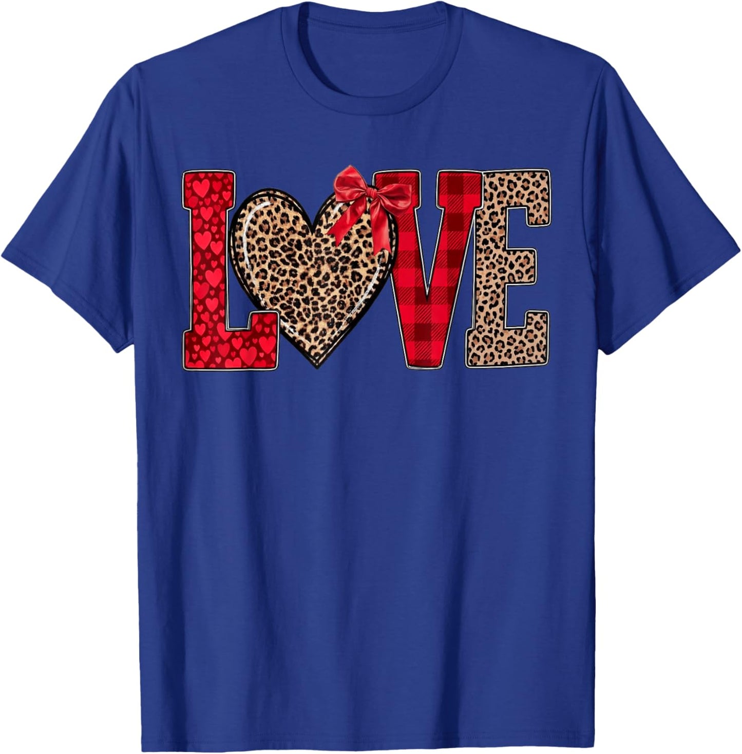 Leopard Love, Mama Valentine T-Shirt - T-Shirt | Royal