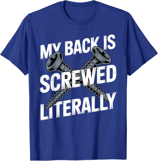 Spinal Fusion Art Women Lumbar Spine Spinal Fusion T-Shirt - T-Shirt | Royal