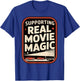 Drive-in Movie Lover Retro Film Drive-in Cinema T-Shirt - T-Shirt | Royal
