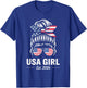 Us Citizen Est 2026 New Citizenship American USA Girl 2026 T-Shirt - T-Shirt | Royal