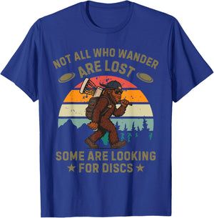 Sasquatch Disc Golfer Funny Disc Golf T-Shirt - T-Shirt | Royal