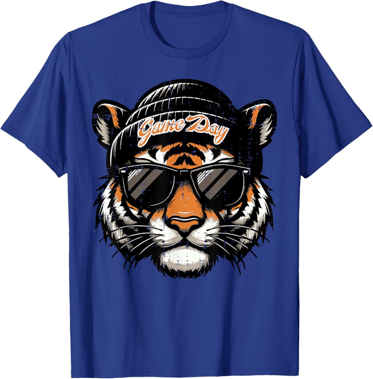 Tiger Sunglasses Men Women Kids Girls Boys Youth Teen T-Shirt - T-Shirt | Royal