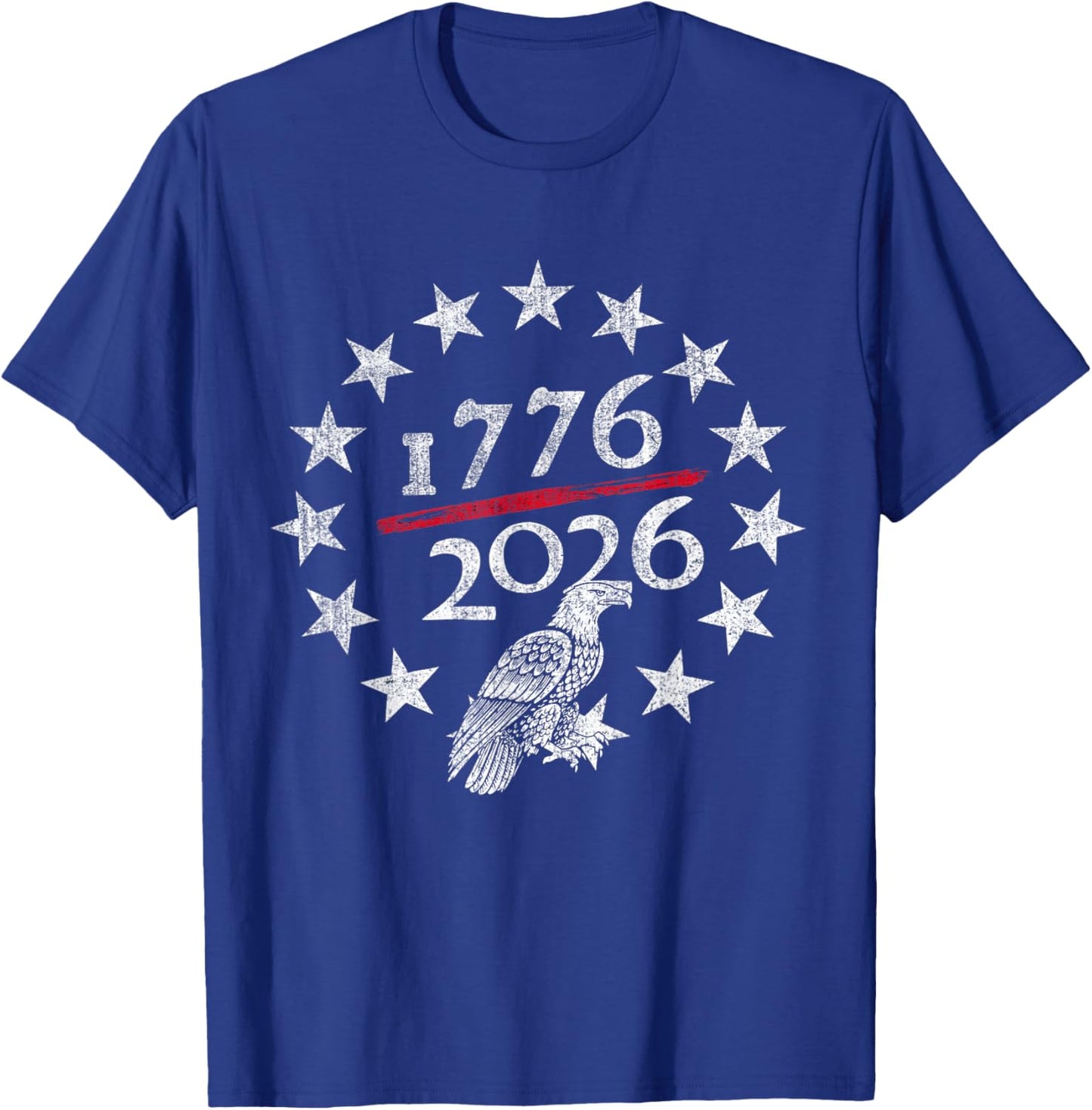 250th USA Anniversary Patriotic Eagle 250 Years American T-Shirt - T-Shirt | Royal