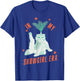 Funny Cat in Showgirl Costume Retro Humor T-Shirt - T-Shirt | Royal
